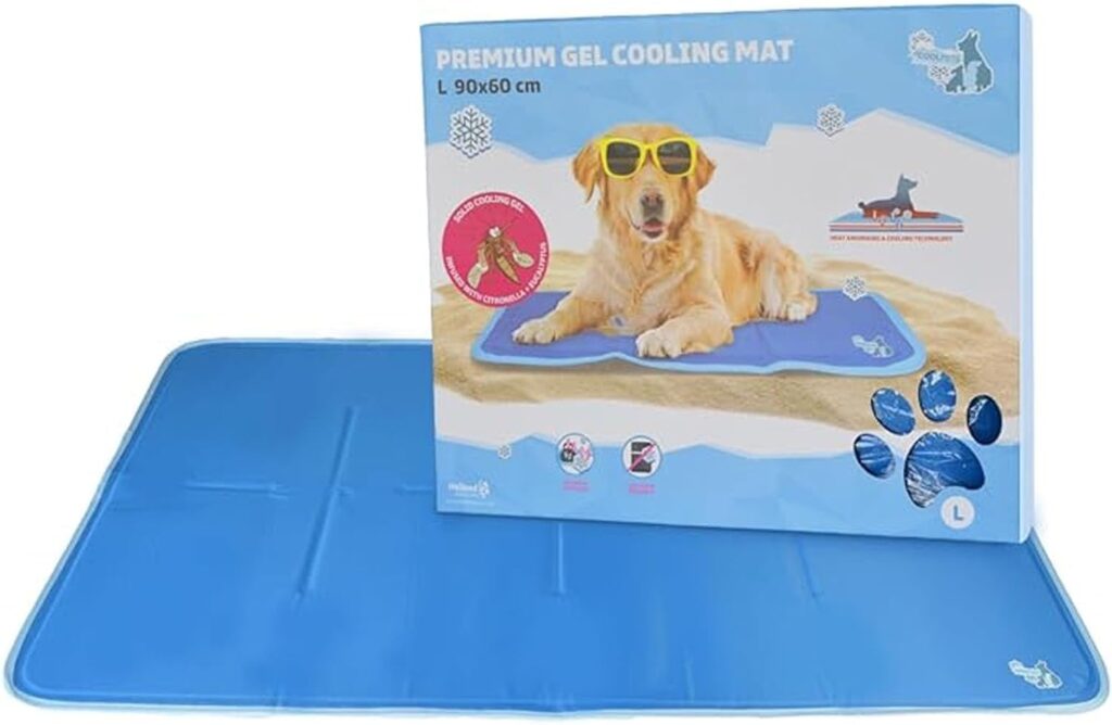 CoolPets Premium Kühlmatte mit rutschfester Unterseite