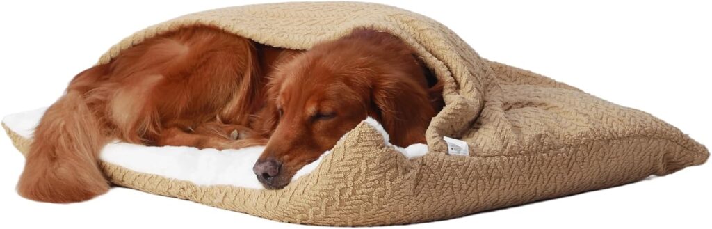 Hundeschlafsack mit Dach – beruhigende Outdoor-Hundehöhle für kalte Nächte